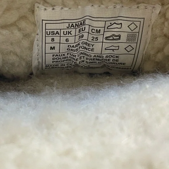 Earth Origins Janae Faux Fur Lined Clogs | Women’s 8 | Dark Grey - Picture 5 of 5